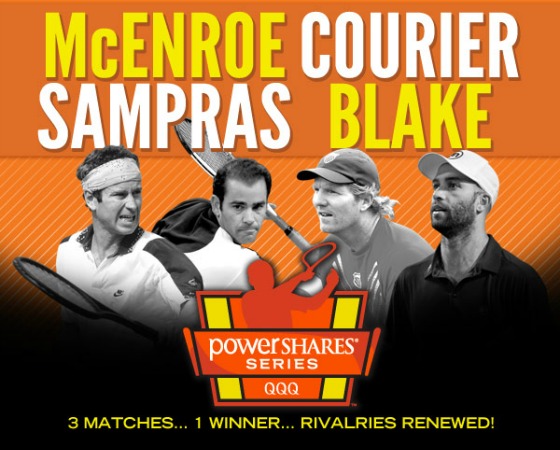SAMPRAS, McENROE, COURIER AND BLAKE TO COMPETE IN CHAMPIONS SHOOTOUT